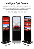 Цифровая рекламная панель с сенсорным LCD-экраном, разрешение 4K, напольная установка, класс защиты IP55, SDK, для лифтов, розничных магазинов, торговых центров, образовательных учреждений