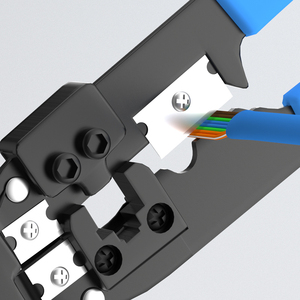 RJ45 Uốn Tóc bồng công cụ RJ45 CAT5e CAT6 Modular cắm cắt cáp công cụ uốn công cụ uốn tóc bồng Kìm kết nối mạng uốn công cụ - Product Image 6