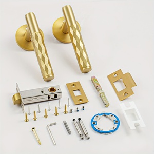 Maniglia Universale per Porta con Serratura per Camera da Letto e Bagno, Accessorio Decorativo per la Casa, Adatta a Tutte le Porte Standard - Product Image 2