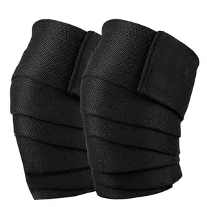 2.5M Medium Stiff Weightlifting <b>Knee</b> <b>Wrap</b> Flexible <b>Knee</b> Straps Gym Accessories - Product Image 1