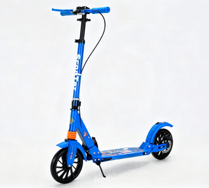 สกู๊ตเตอร์ไฟฟ้าสองล้อขนาด 8 นิ้ว พับเก็บได้รวดเร็ว สำหรับเด็ก ดีไซน์ใหม่ทันสมัย พร้อมล้อ PU สไตล์เล็กๆ แบบกระดานโต้คลื่น - Product Image 4