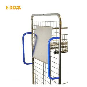 भारी शुल्क फोल्डेबल मोबाइल लॉजिस्टिक्स वायर जाल भंडारण धातु स्टील पिक ट्रॉली - Product Image 5