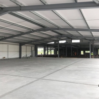 Maison modulaire durable Hangar préfabriqué entrepôt logistique en acier hangar de ferme atelier bâtiment de construction
