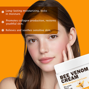 Crème au venin d'abeille hautement efficace, éclaircissante, anti-inflammatoire, 120 ml, pour peaux grasses sujettes à l'acné, soin de nuit - Product Image 3