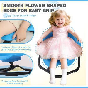 Sedia Girevole Sensoriale per Bambini Autistici, Giocattolo di Equilibrio in Plastica per ADHD, Uso Interno/Esterno - Product Image 4