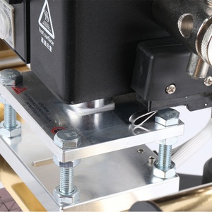Hot Foil Stamping Machine 10X13cm Manual Heat Press for <b>Leather</b> and Paper Craft Embossing Brass Mold Logo Wood Branding - Product Image 5