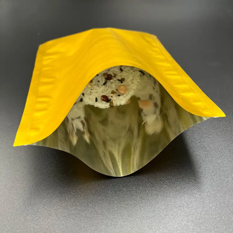 New Custom Packing Manufacturer Biodegradable Plastic Vaccum Rolls Food Seal Vacuum Bag For Frozen Taro Potatoes Meat Packaging
