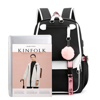 Sac à dos étanche pour femme et fille, Anti-vol, chargeur USB, cartable pour adolescentes, nouvelle collection