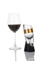 Nouveau décanteur aérateur de vin noir écologique de style américain avec filtre à sédiments, en silicone, offrant des propriétés d'aération uniques et anti-goutte