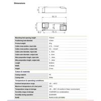 Driver LED à courant constant LiFud 7,5-12W 250/300mA AC220-240V 50/60Hz, alimentation LED isolée pour éclairage intérieur sur rail
