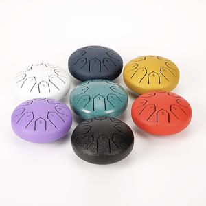 Mini tambor etéreo de 4 pulgadas y 8 tonos, <span class=keywords><strong>tambores</strong></span> Brahma olvidados, instrumentos de percusión para niños, <span class=keywords><strong>tambores</strong></span> de lengua de acero - Product Image 1