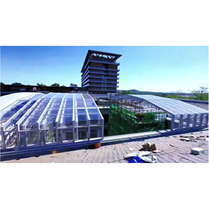 8x12ft Modern açık ev hareketli galvanizli çelik Sunroom eğimli çatı çerçevesiz cam bölme duvar su geçirmez alüminyum - Product Image 3