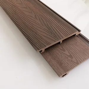 148*21Mm Tường Nhà Để Xe Màu Hỗn Hợp Gỗ Nhựa Gỗ Pyeonbaeg Panel Chống Thấm Wpc Tường Ngoài Trời Vật Liệu