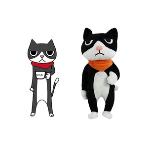 Personnalisation pour Mascotte d'Entreprise Jouet en Peluche Chat Conception d'Image de <span class=keywords><strong>Dessin</strong></span> <span class=keywords><strong>Animé</strong></span> Personnalisation - Product Image 1