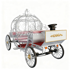 Carruaje Eléctrico Personalizable de 4 Ruedas para Bodas, Estilo Cenicienta, para 4-6 Personas, en Oferta - Product Image 1
