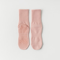 Chaussettes tricotées en coton, antidérapantes et respirantes personnalisées pour femmes, avec design imprimé et logo personnalisé pour hommes, chaussettes de yoga Pilates Grip.