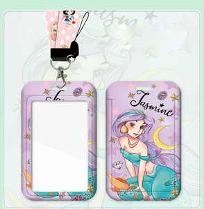 Hot bán biểu tượng tùy chỉnh sự kiện Polyester ID in ấn phim hoạt hình công chúa dây buộc và chủ sở hữu huy hiệu với thẻ ID - Product Image 2