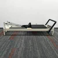 Reformer de Pilates en aluminium blanc de haute qualité, couleur personnalisable, pour usage domestique et professionnel en studio de Pilates