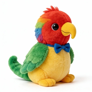 Juguetes de Peluche Personalizados de Animales con Lazo de Dibujos Animados de Hipopótamo, Cocodrilo y Castor para Niños, Juguetes de Peluche de Zoológico - Product Image 3