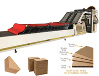 Machine de laminage automatique électrique pour carton ondulé avec emballage en bois pour cartons