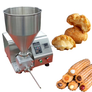 Machine de remplissage de crème de haute qualité pour Eclairs Donuts Gâteaux Churros <span class=keywords><strong>Mousse</strong></span> et utilisation de la ligne de production de boulangerie - Product Image 1