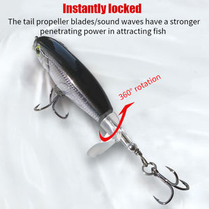 Nueva llegada 6g 11g pesca luminosa Plopper señuelo brillo flotante Topwater <span class=keywords><strong>Whopper</strong></span> Popper señuelos cebo con el <span class=keywords><strong>precio</strong></span> más barato - Product Image 2