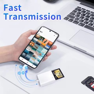 3 trong 1 loại C <span class=keywords><strong>HUB</strong></span> với SD TF Bộ nhớ đầu đọc thẻ Sim Thẻ Adapter <span class=keywords><strong>USB</strong></span> C OTG chuyển đổi Adapter cho Macbook máy tính xách tay Samsung Xiaomi - Product Image 5