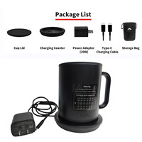 Technologie transfrontalière nouvelle tasse thermostatique chaude 14oz/415ml tasse intelligente moderne avec Bluetooth en acier inoxydable SS 304