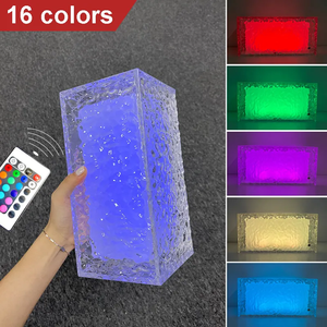 Nhà Máy <span class=keywords><strong>3D</strong></span> Năng Động Xoay Pha Lê Đèn 16 RGB Màu Sắc Thay Đổi Sóng Nước Ánh Sáng Ban Đêm Lãng Mạn Đại Dương Chủ Đề Bảng Phòng Khách - Product Image 6