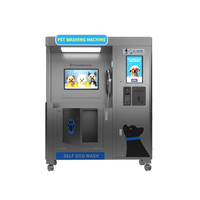 Machine à laver les chiens intelligente, professionnelle, rapide et efficace en libre-service pour les animaux de compagnie de taille moyenne, expérience de bain et de toilettage pour chats