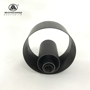 Tùy chỉnh đường kính lớn 3K ống sợi Carbon 40 50 60 70 80 ống sợi carbon - Product Image 3