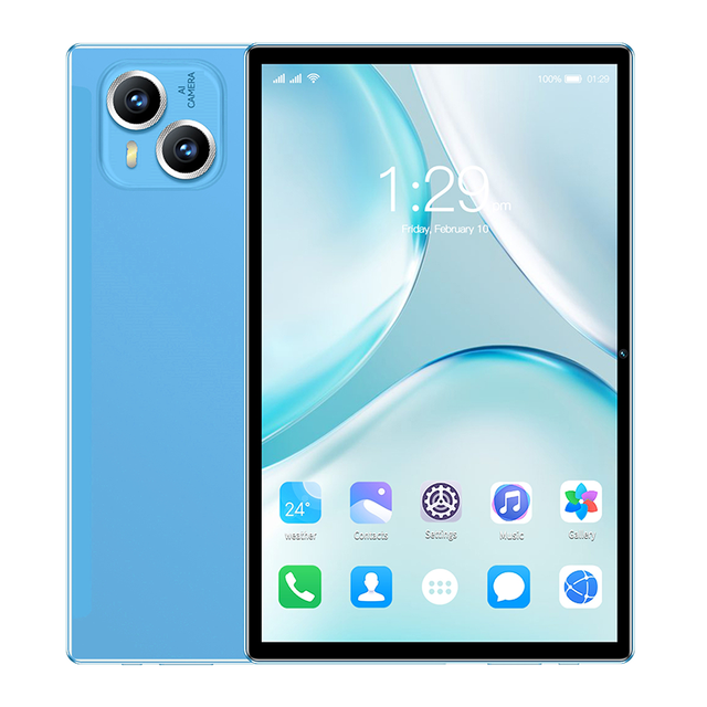 Android 10 MTK Quad Core 10.1" Tablet PC 2GB+16GB LTE Phone Call OEM Customized Logo Entertainment Tablet