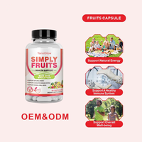 YanniGlow OEM ODM Compléments Vitaminiques pour Adultes, Capsules de Fruits Entiers, Superaliments, Fruits et Légumes avec Vitamines