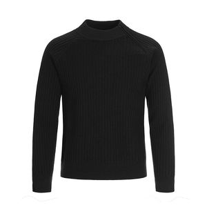 Autumn <b>Mock</b> <b>Neck</b> Diagonal Design Knit <b>Sweater</b> Print Pattern Trendy Casual <b>Men's</b> Fitted Top - Product Image 5