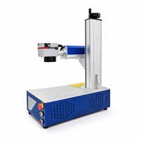 Nouvelle machine de marquage laser à fibre ELG à refroidissement par air 20W 30W 100W 200W pour gravure sur acier inoxydable, titane, bijoux, prise en charge DXF/AI/DWG