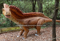 Modèle de dinosaure animatronique Amargasaurus, dinosaure à long cou animé