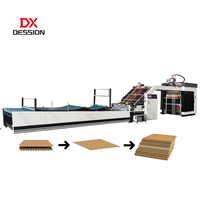 Machine de laminage haute vitesse automatique électrique Dession pour carton ondulé, film plastique et bois, 53 po/min