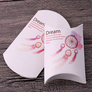 批发定制结婚糖果盒糖果巧克力纸枕头盒热卖派对谢谢小礼品枕头盒 - Product Image 4