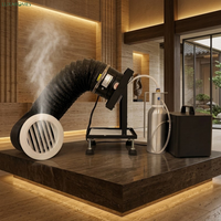 Diffuseur de parfum autonome LUXAROMES 5000m³, contrôle par application, nébuliseur à air froid à deux fluides, diffuseur d'arômes indépendant