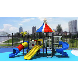 Toboggan de gymnastique d'<span class=keywords><strong>aventure</strong></span> en plein air pour enfants avec pneus d'escalade mur de roche et ensemble de jeu de filet de corde de sécurité - Product Image 5