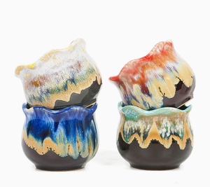 ลดราคา! กระถางเซรามิกสุดหรูสำหรับปลูกไม้อวบน้ำ พร้อมรูระบายน้ำ ขอบลูกไม้ประณีต ดีไซน์ระบายอากาศได้ดี เป็นมิตรกับสิ่งแวดล้อม สไตล์วินเทจ - Product Image 1