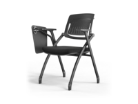Chaise de bureau avec dossier, chaise de formation de luxe légère pour les établissements de formation, chaise ergonomique