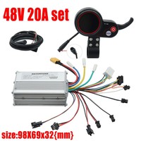 Accessoires pour trottinette électrique en alliage d'aluminium KUGOO S2 – Kit 48V résistant à l'eau, durable, solide, facile à installer, contrôleur et écran