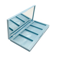 Boîtier vide rectangulaire de haute qualité pour surligneur et bronzer 4 couleurs, emballage OEM pour palette de 4 fards à joues et poudres de contour, marque privée