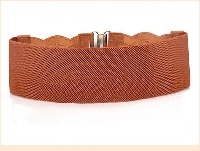 Ceinture Large élastique Pour Femme – 5 Cm, Boucle Métal, Pour Robe, Manteau, Taille Ajustable