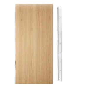 WEKIS Concealed Sliding <b>Barn</b> <b>Door</b> <b>Hardware</b> Invisible Magic Trackless Two-way Buffer Soundproof Soft Close Bathroom Entry - Product Image 1
