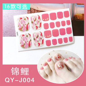 2024ใหม่สติกเกอร์ตกแต่งเล็บทำจากฟอยล์สีทอง3D เกาหลีติดทนนาน - Product Image 2