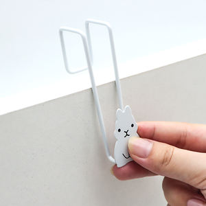 Crochets en métal peints sans rouille compacts sans outils pour porte manteau cintre roman maison bureau stockage décor salle de bain armoire - Product Image 4