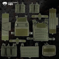 Gilet Tactique de Combat Défensif à Dégagement Rapide pour Plaque Balistique en Nylon Molle 600D 1000D Personnalisé Doublesafe MGFLASHFORCE