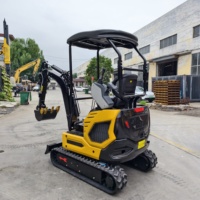 Mini-excavatrice de 1,8 tonne, moteur, expédition directe de l'usine, conforme aux normes agricoles, résidentielles et de construction